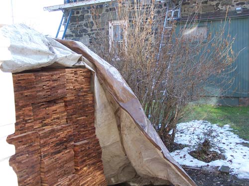 Fort Decker roof work begins