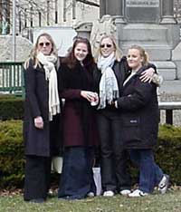 walking tour ends at Orange Square